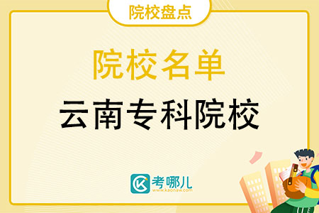 云南公办专科院校排行榜前十的院校有哪些？「云南公办专科院校排行榜」